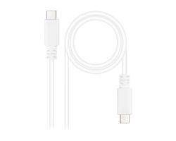 Nanocable USB-C/M/M 1.5m Blanco (10.01.2301-L150-W)