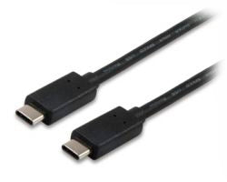 Cable EQUIP USB-C/M a USB-C/M 1m Negro (EQ12888307)