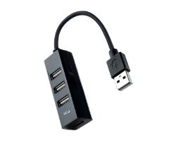 Hub Nanocable USB-A 2.0 a 4USB-A 2.0 Negro (10.16.4404)