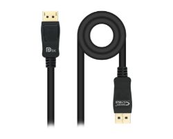 Nanocable DP/M a DP/M 1.5m Negro (10.15.2501-L150)