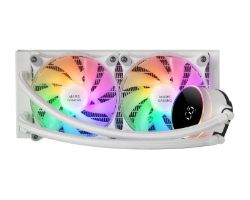 Ref. Líquida Mars Gaming 2x120mm FRGB 500W (MLLCD240W)