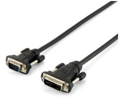 Cable EQUIP DVI-A/M a VGA/M 1.8m Negro (EQ118943)