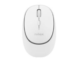 Ratón NILOX Dual-Wireless Recargable Blanco (NXMDWS101)