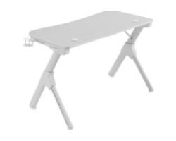Mesa Mars Gaming 110x75x60cm Máx. 100Kg Blanca (MGDW)