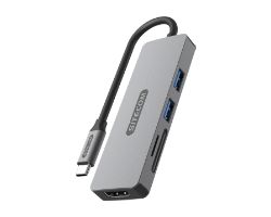 Docking Sitecom 5en1 USB-C a HDMI/USB-A/SD (CN-5501)