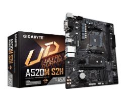 GIGABYTE A520M S2H: (AM4) 2DDR4 DVI HDMI mATX