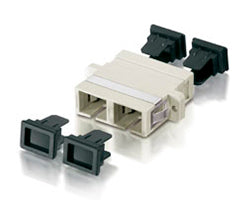 Adaptador Fibra Óptica EQUIP Dúplex Beige (EQ156140)