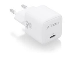 Cargador Pared AISENS GaN 25W USB-C (ASCH-25W1P012-W)