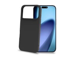 Funda Celly Cromo iPhone 17 Pro Negra (CROMO1151BK)