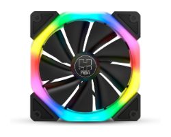 Ventilador NOX DFAN 120mm RGB Negro (NXHUMMERDFAN)
