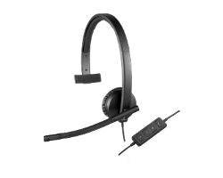 Auricular+Micro LOGITECH H570E USB Negros (981-000571)