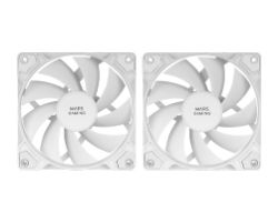 Ventilador Mars Gaming MF-PROX2 Kit 2 Blanco (MFPROX2W)