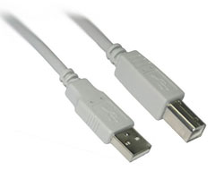 Nanocable USB-A/M a USB-B/M 1.8m Beige (10.01.0103)