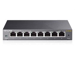 SWITCH TP-LINK GIGABIT 8 PUERTOS TL-SG108E METALICO SEMIGESTIONABLE