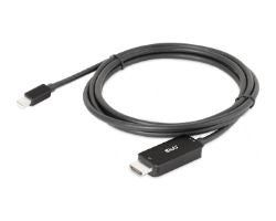 Cable Club 3D Mini DP a HDMI 1.8m M/M Negro CAC-1187
