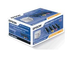 Toner Epson Laser C900 Pack Negro/Tricolor (C13S051110)