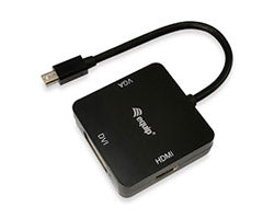 Cable EQUIP Mini DP/M a HDMI/DVI/VGA/H Negro (EQ133439)