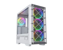 Caja Nfortec Draco X RGB ATX Blanca (NF-CS-DRACOX-W)