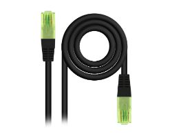 Nanocable RJ45 Cat.6 UTP 0.5m Negro (10.20.1400-BK)