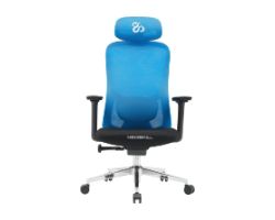 Silla Newskill Nue Ergonómica Azul/Negra(NS-CH-NUE-BBL)