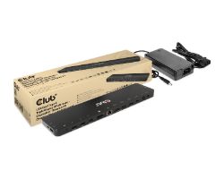 Docking Club 3D USB-C a 4xUSB-A/2xHDMI Negro (CSV-1566)