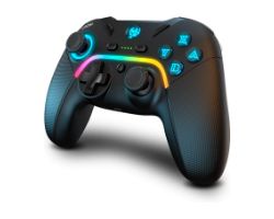 GamePad KROM Kayros RGB Bluetooth Negro (NXKROMKAYROS)