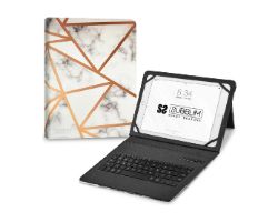 Funda+Teclado SUBBLIM 9.6"-11" Blanca (SUBKT5-BTTW10)