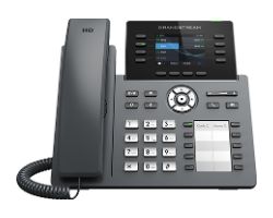 Teléfono IP Grandstream 8 Líneas 4 VoIP Negro (GRP2634)