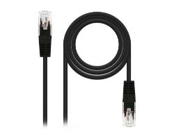 Latiguillo Nanocable Cat6 0.3m Negro(10.20.0400-L30-BK)