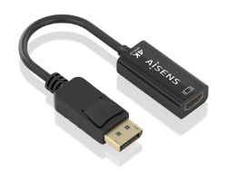 Conversor AISENS DP/M a HDMI/H 15cm Negro (A125-0905)