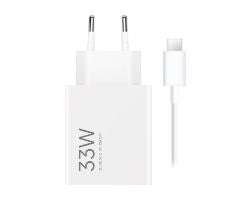 Cargador de Pared XIAOMI 33W 1xUSB-A Blanco (BHR9956EU)