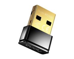 Adaptador CUDY Nano USB AX300 WiFi 6 Negro (WU300)