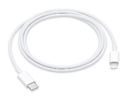 Cable Apple USB-C/M a Lightning/M 1m Blanco (MUQ93ZM/A)