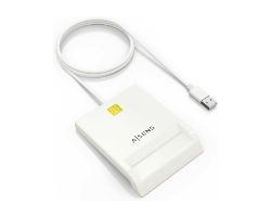 Lector Tarjetas AISENS DNIe USB2.0 Blanco (ASCR-SN07-W)
