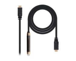 Nanocable HDMI A/M a HDMI A/M 25m Negro (10.15.1825)