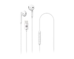 Auriculares CELLY USB-C Blancos (UP1100TYPECWH)
