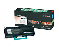 Toner Lexmark Laser Negro 18000 páginas (E462U11E)