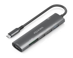 Docking AISENS 7en1 USB-C Gris (ASUC-7P027-GR)