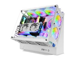 Caja Mars Gaming Custom Premium ATX mATX Blanca (MCBW)