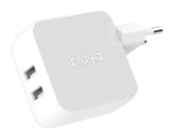 Cargador de Pared BELKIN 24W 2USB-A Blanco (PP0007VFC2)