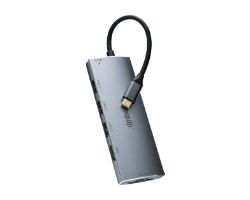 Docking EQUIP USB-C a USB-A/HDMI 100W Plata (EQ133482)