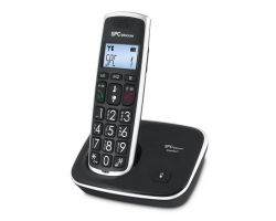 Teléfono Inalámbrico SPC Comfort Kaiser negro (7608N)