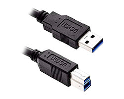 Cable de datos A-B Qi 1.5m USB 3.0 (50722)
