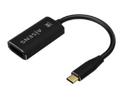 Adaptador AISENS USB-C/M a DP/H 15cm Negro (A109-0690)