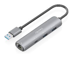 Hub AISENS USB-A a 2USB-A/1USB-C/1RJ45 (ASUC-4P035-GR)
