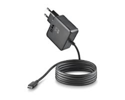 Cargador de Pared NGS GaN 65W 1xUSB-C Negro (GAN65W-C)