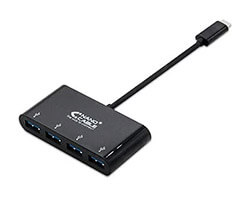Hub Nanocable USB-A 3.0 a 4xUSB-A 3.1 Gris (10.16.4402)