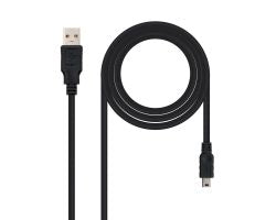 Nanocable USB-A/M a Mini USB-M 4.5m Negro (10.01.0405)