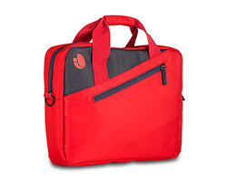 Maletin NGS Monray 15.6" Nylon Negro/Rojo (GINGER RED)