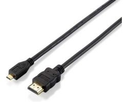 Cable EQUIP HDMI A/M a HDMI D/M 1m Negro (EQ119309)